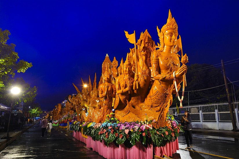 Thailand feestdagen en Thailand festivals Candle festival Ubon Ratchathani