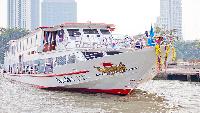 Riviercruise naar historisch Ayutthaya Dineren op een boot