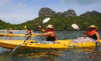 Zee kajakken en snorkelen in Angthong Marine Park KAYAK