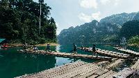 De lagune van Khao Sok familie trip