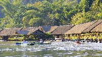 River Kwai Jungle Raft uniek hotel kanchanaburi
