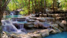 erawan waterfalls thailand